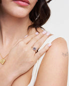 Pansy Pearl Ring - Gather Goods Co.