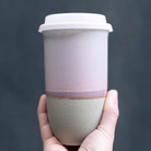 Horizon Ceramic Travel Mug – 16oz with Lid & Sleeve - Gather Goods Co.