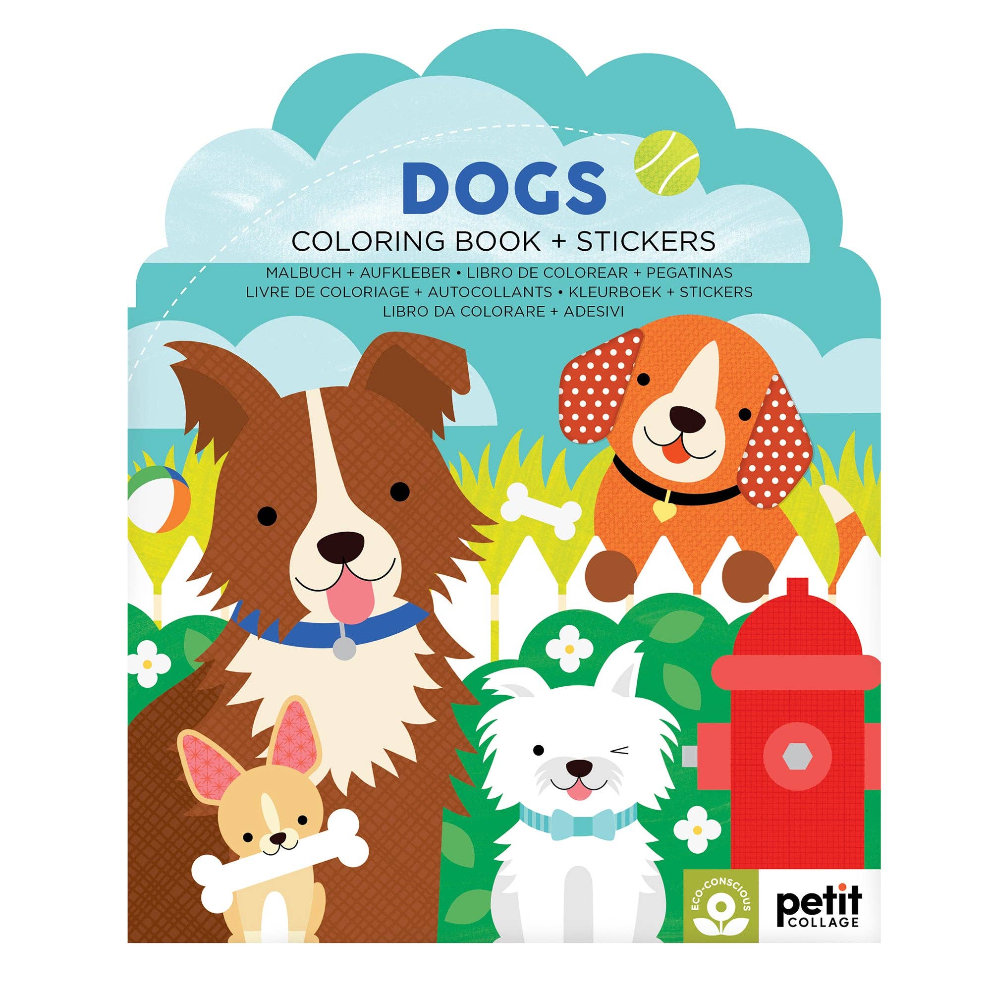 Dogs Coloring Book + Stickers - Gather Goods Co.