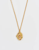 Robin & Blackberry Gold Oval Locket Necklace - Gather Goods Co.