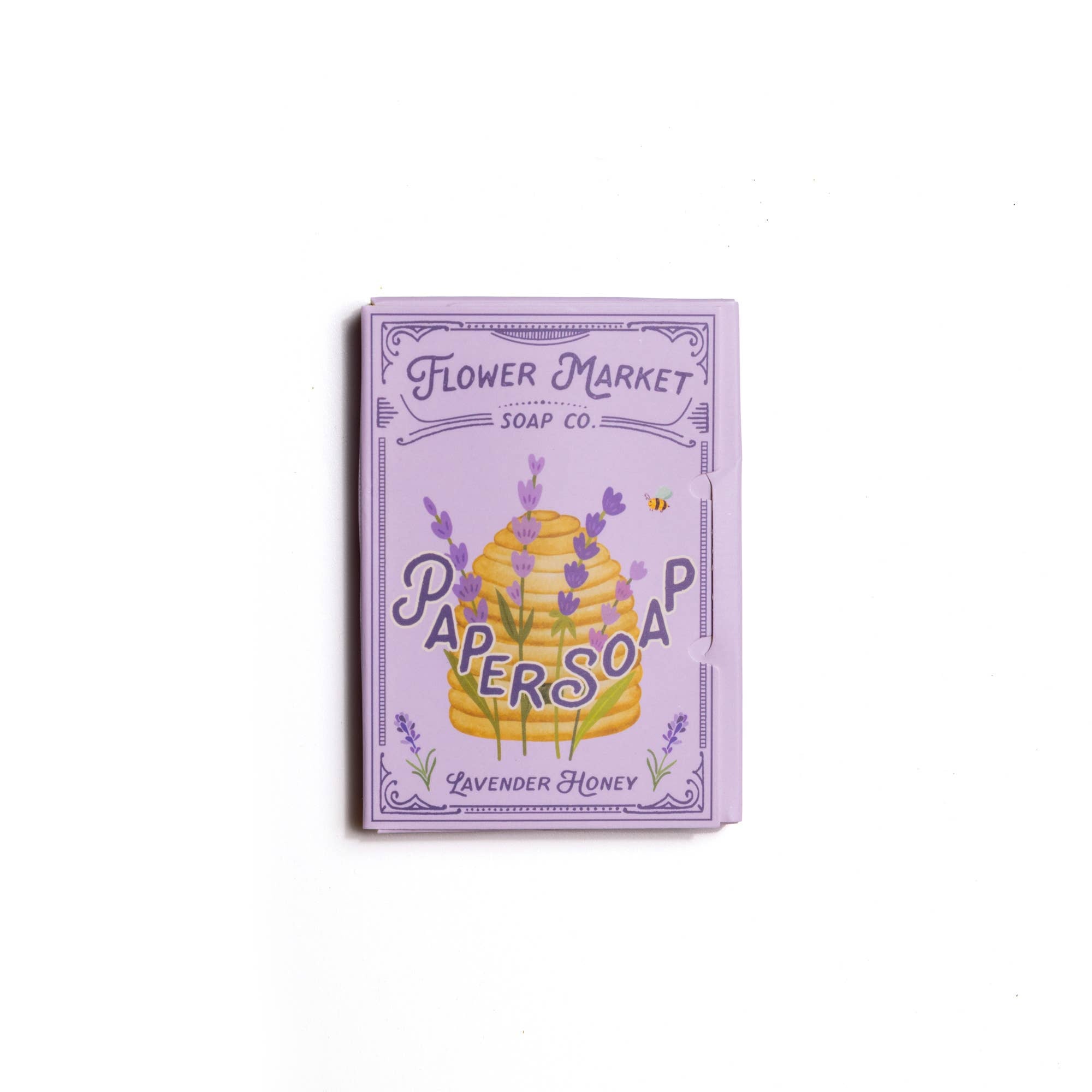 Paper Soap – Lavender Honey Scent, Travel Size, 50 Sheets - Gather Goods Co.