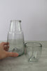 Pebbled Bedside Carafe and Glass