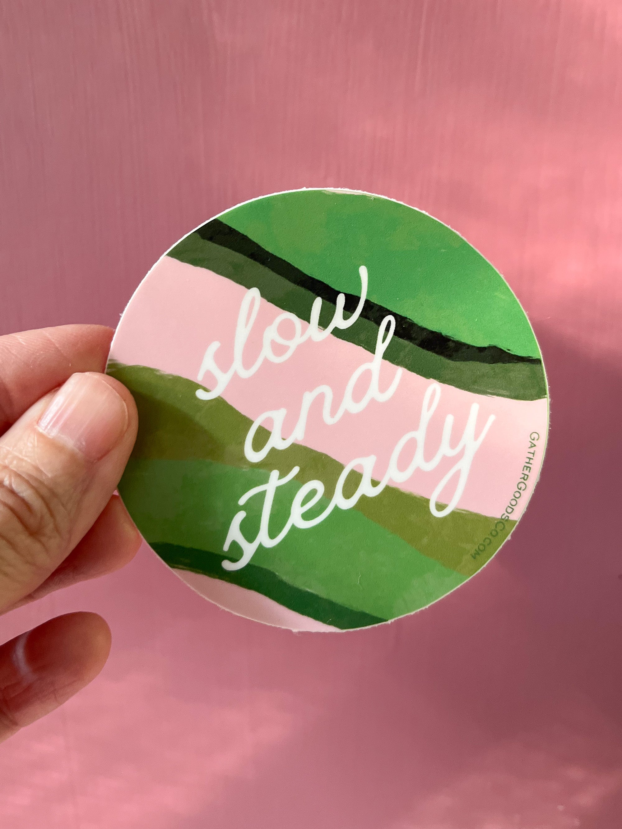 Slow and Steady Sticker - Gather Goods Co.