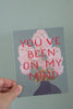 You've Been On My Mind Note Card