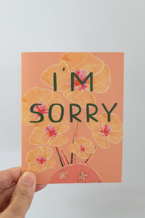I'm Sorry Note Card – Gather Goods Co.