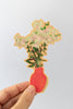 Snapdragons in a Vase Sticker