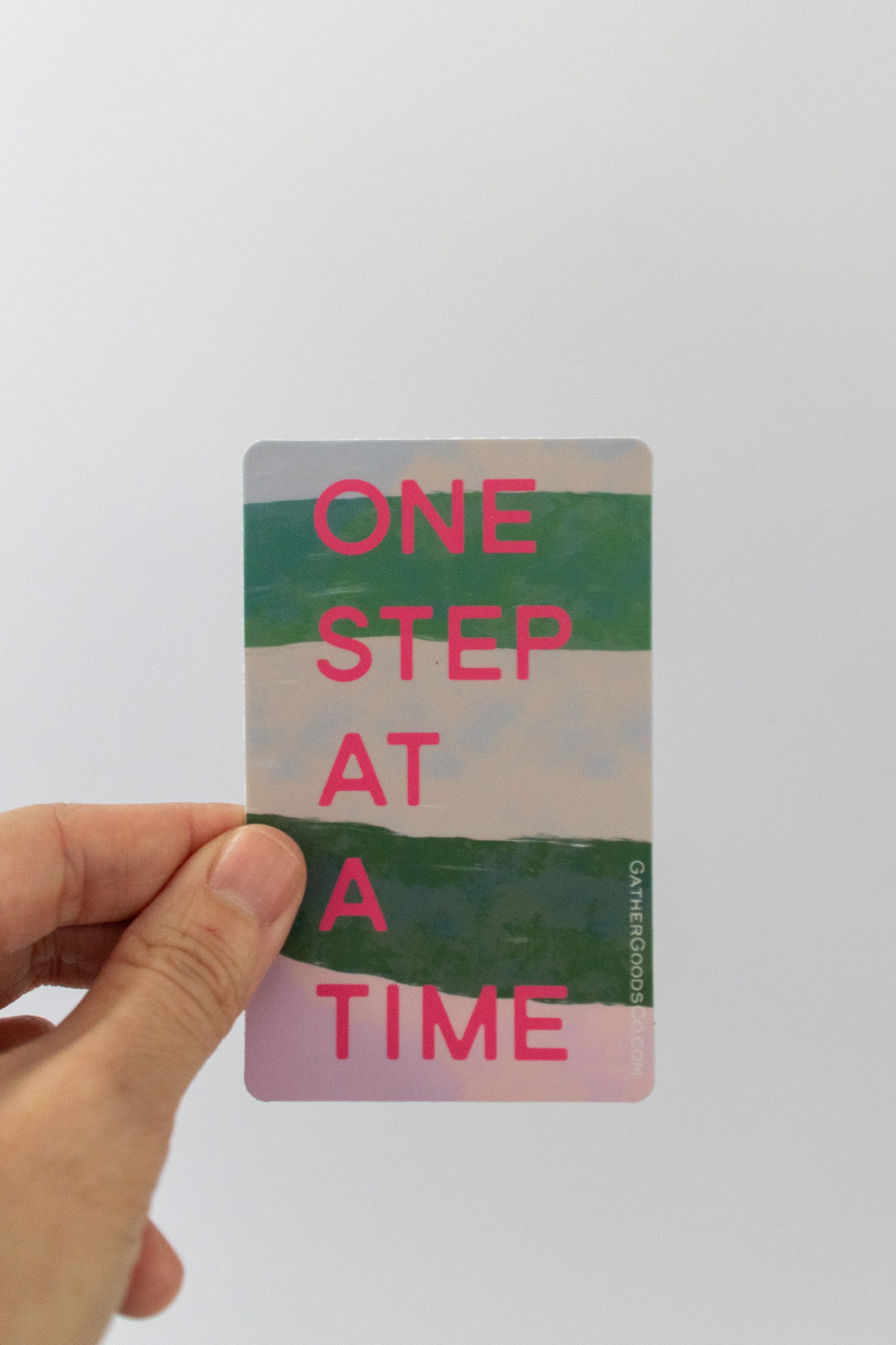 Two Step Test Sticker One Step At A Time Sticker - Gather Goods Co.