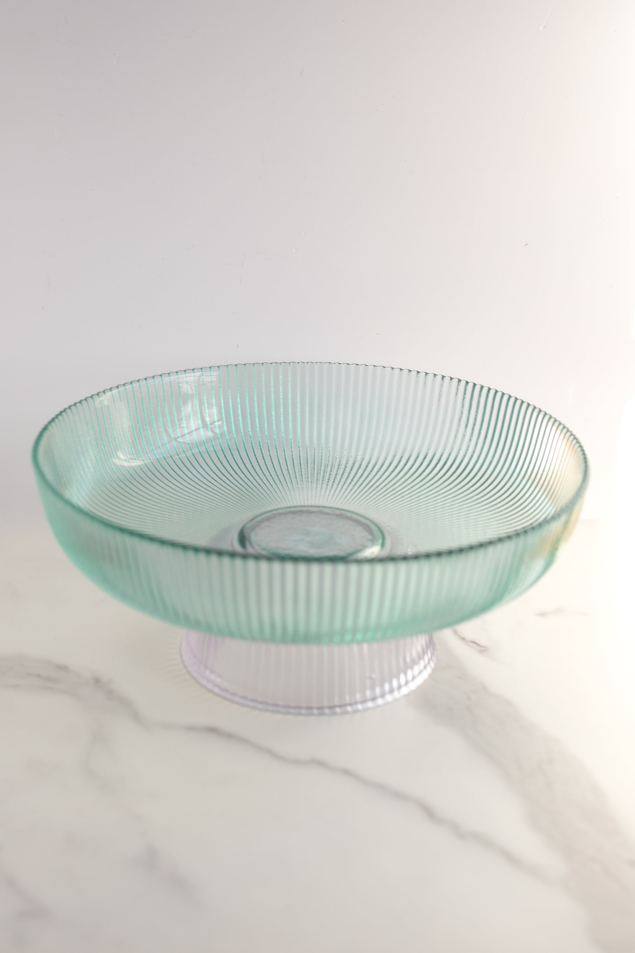 Green and Purple Glass Serving Bowl, 10 - Gather Goods Co.