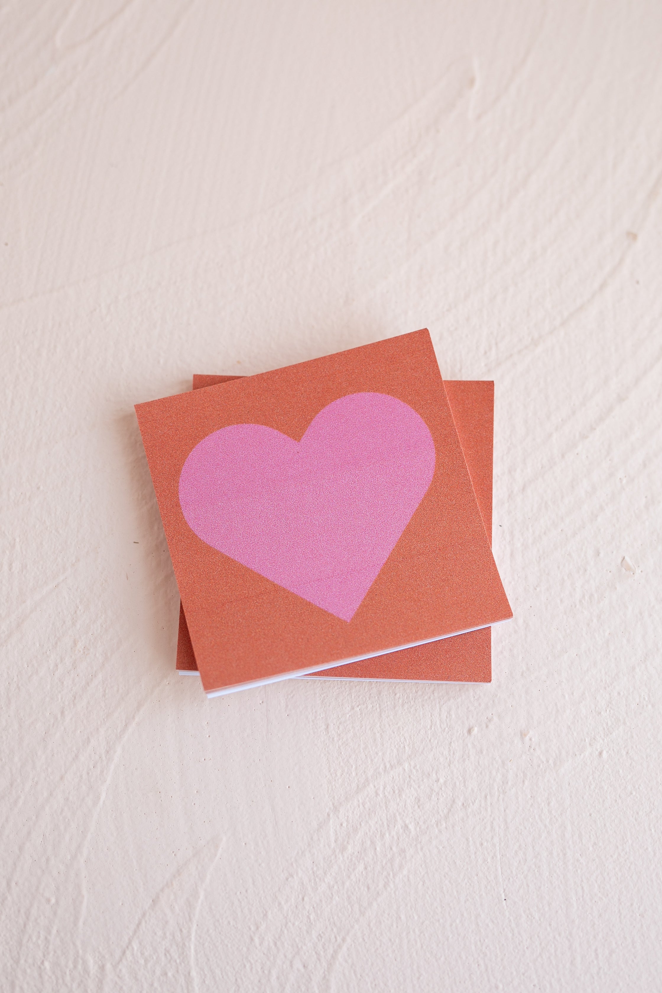 Heart Shaped Sticky Note Pad, Little Love Notes, for Valentine's or Year Round - Gather Goods Co.