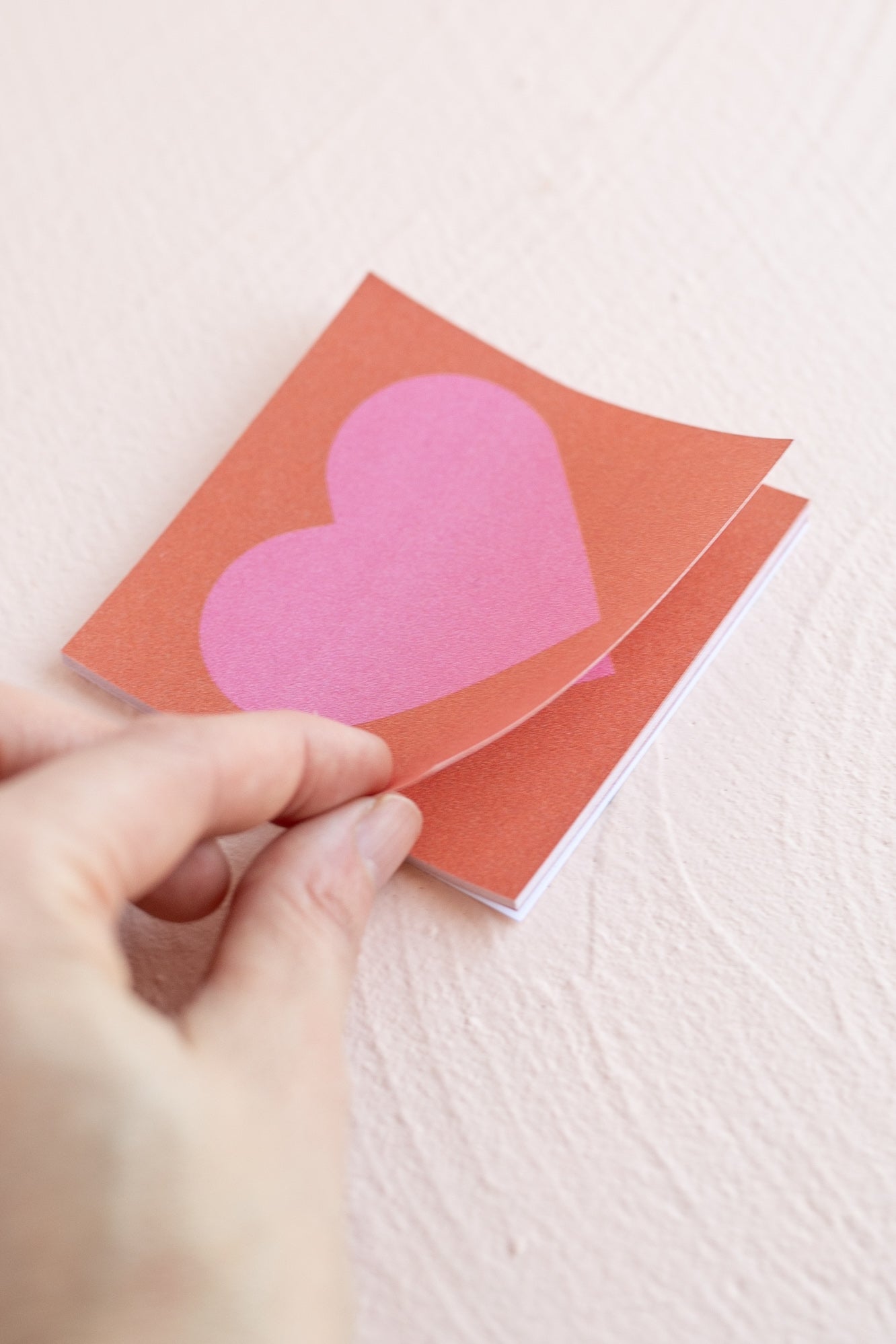 Heart Shaped Sticky Note Pad, Little Love Notes, for Valentine's or Year Round - Gather Goods Co.