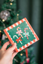 Holiday Christmas Cocktail Napkins | Candy Cane Stripe - Gather Goods Co.