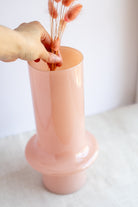 Peachy Pink Oversized Vase - Gather Goods Co.