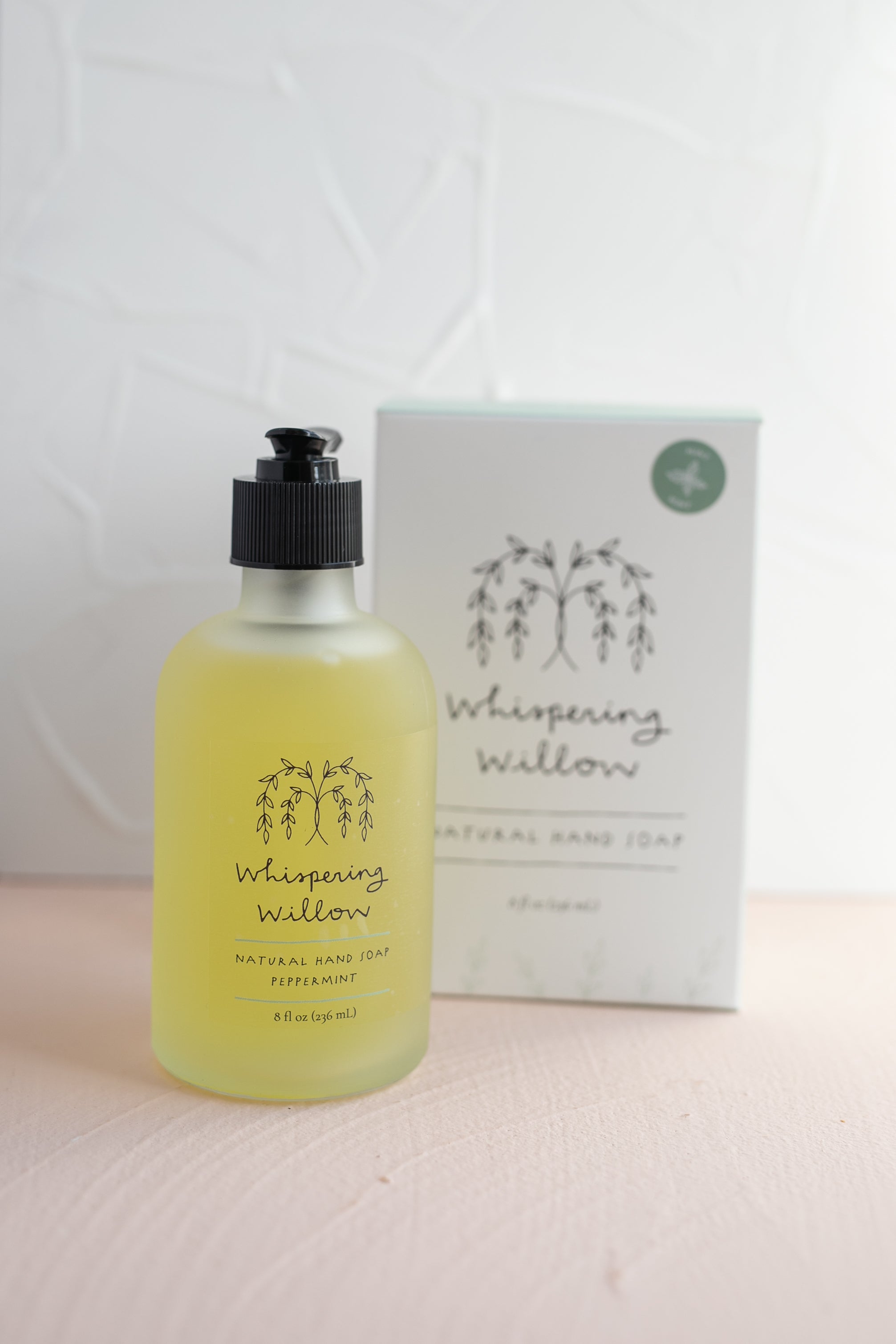 Peppermint Natural Hand Soap Pump (8oz) - Gather Goods Co.