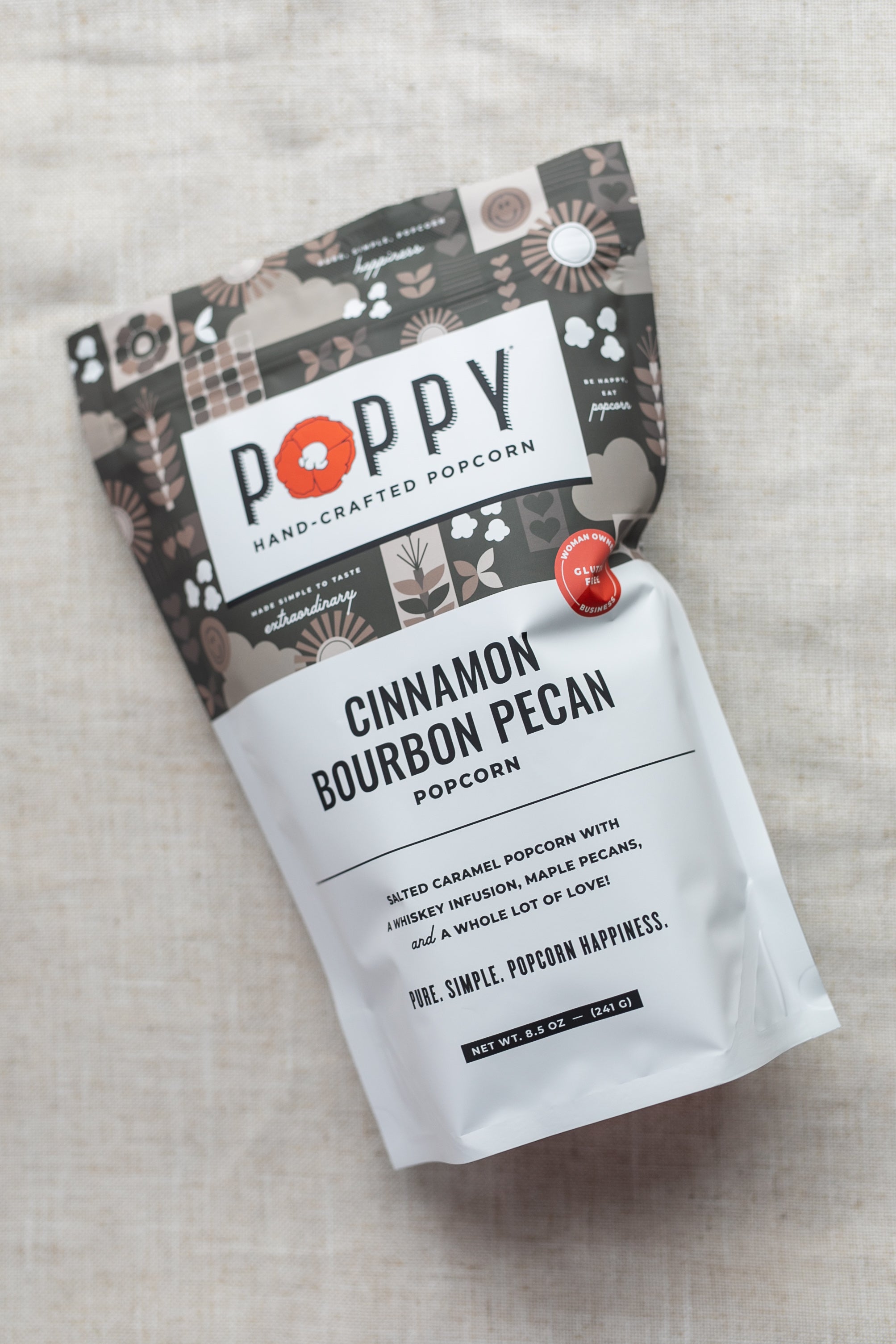 Cinnamon Bourbon Pecan Popcorn - Gather Goods Co.