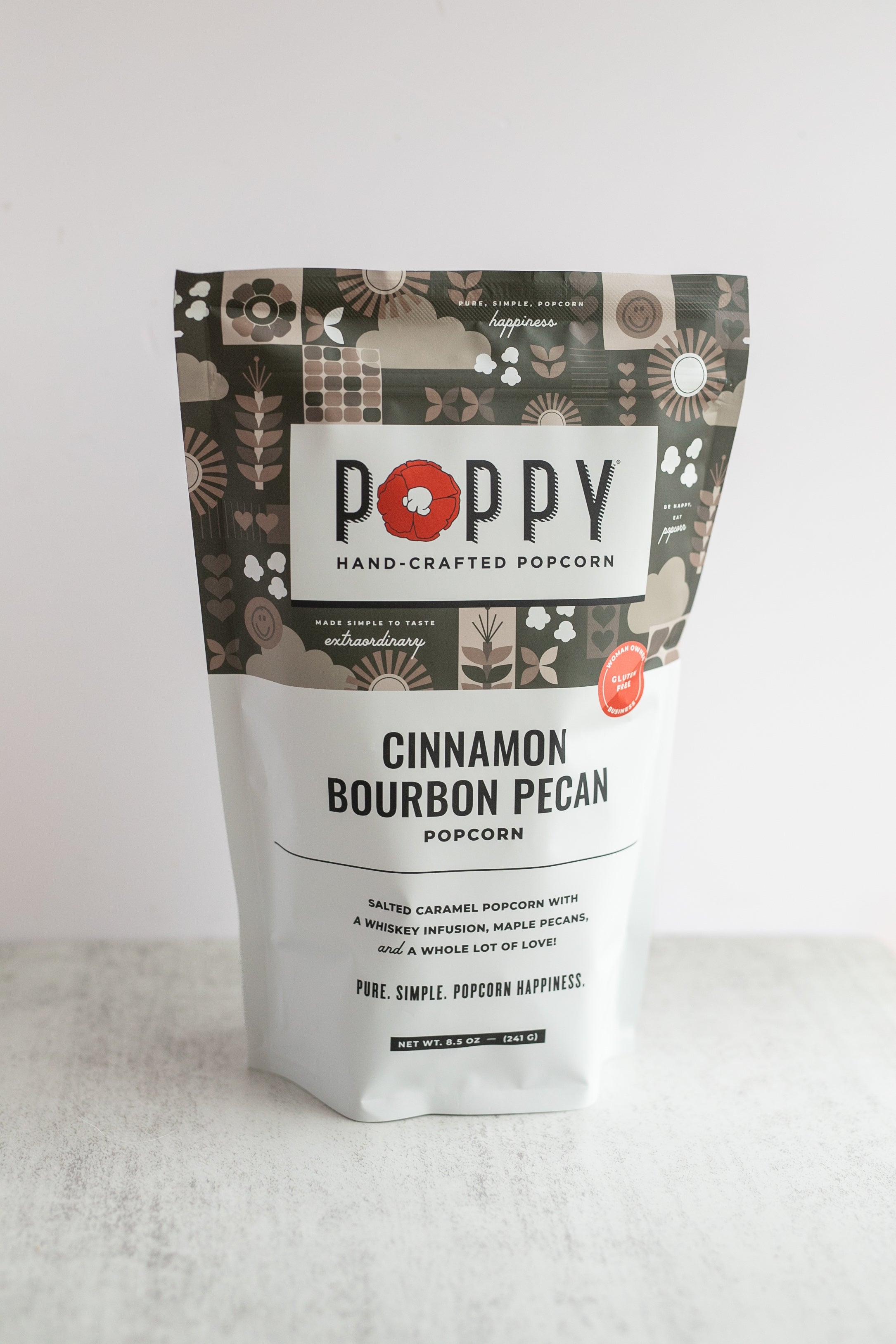 Cinnamon Bourbon Pecan Popcorn - Gather Goods Co.