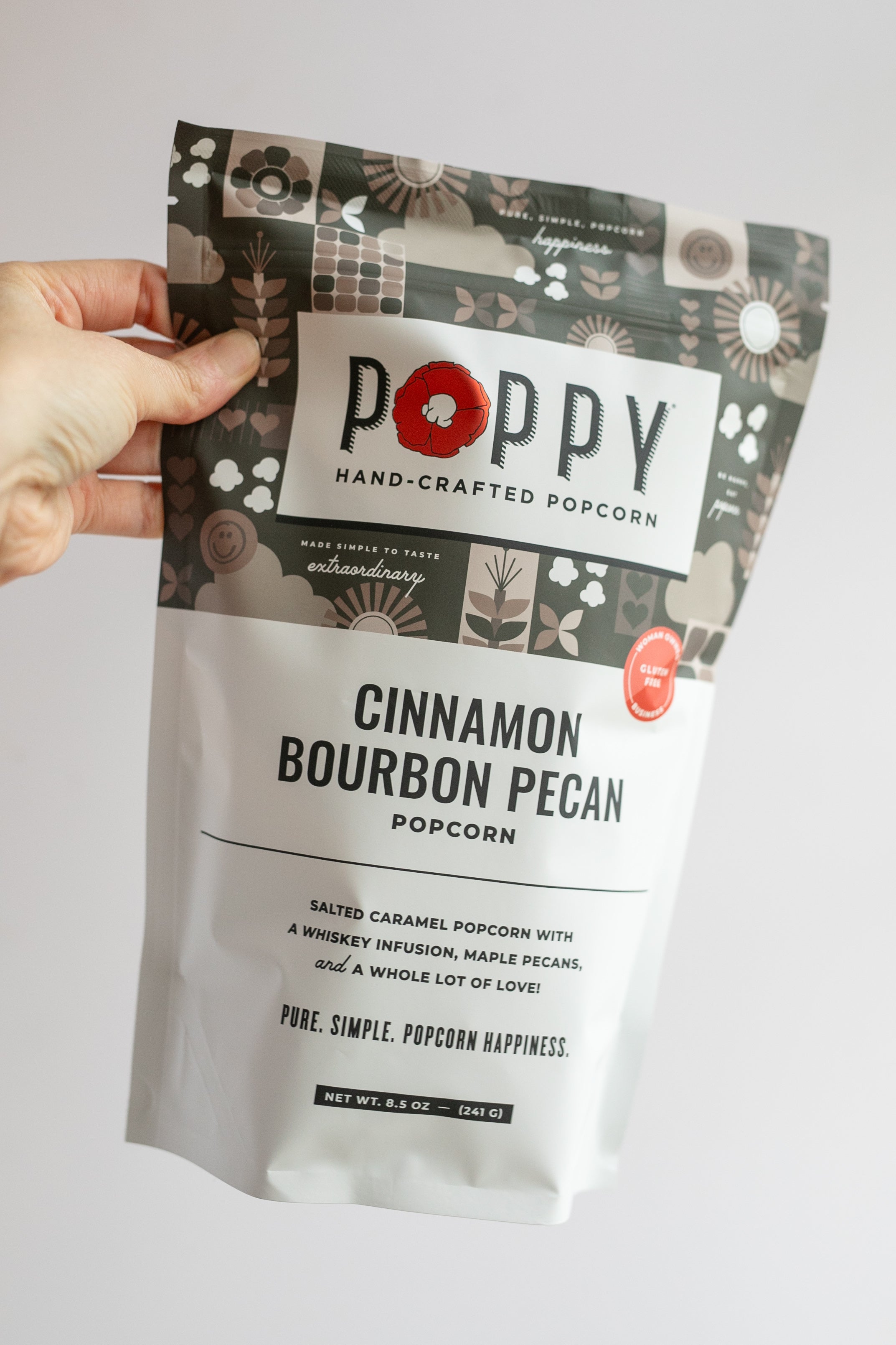 Cinnamon Bourbon Pecan Popcorn - Gather Goods Co.