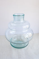 Recycled Glass Vase 7.9" Diameter - Gather Goods Co.