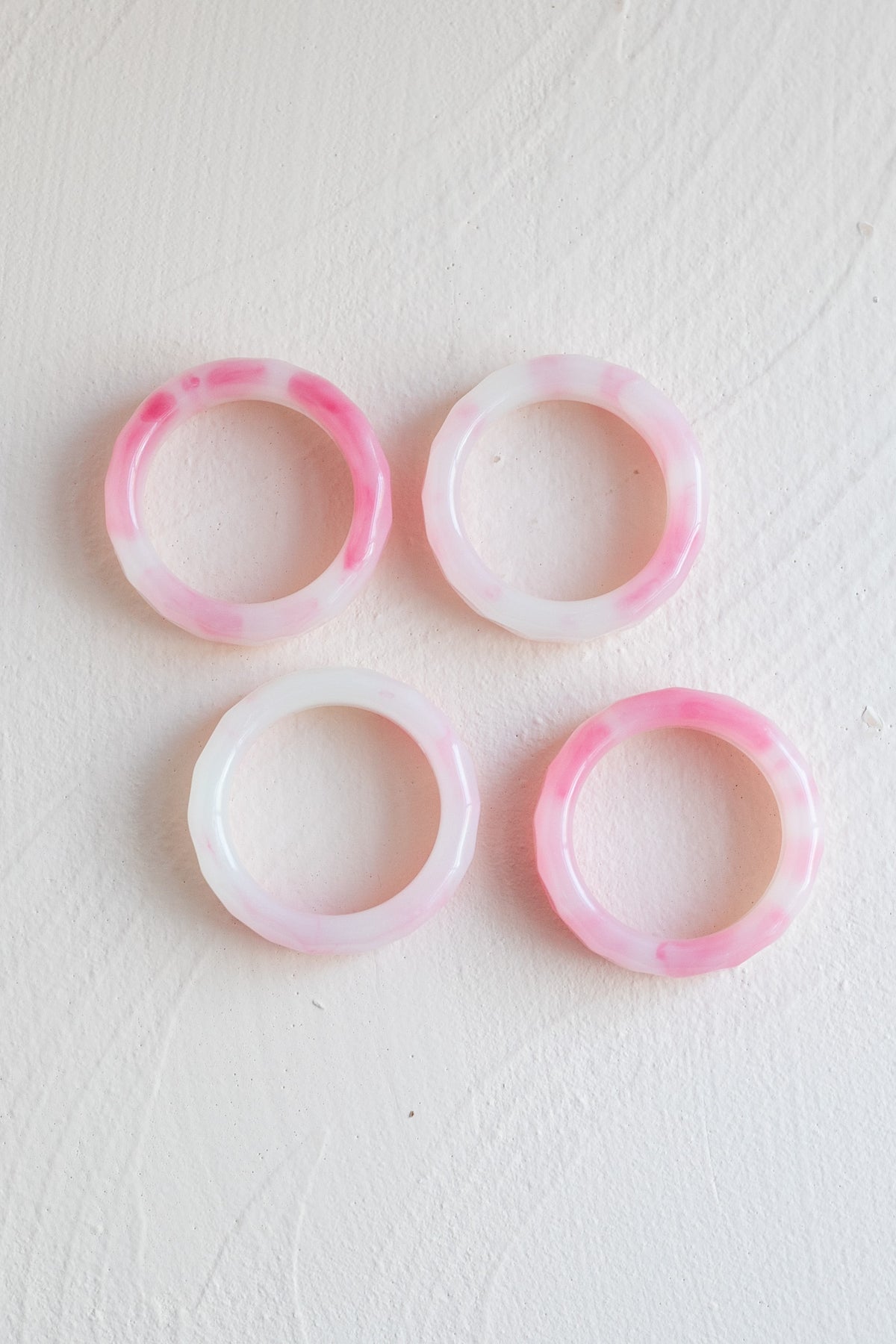 Sherbert Packet Rings Sherbet Napkin Rings, set of four - Gather Goods Co.
