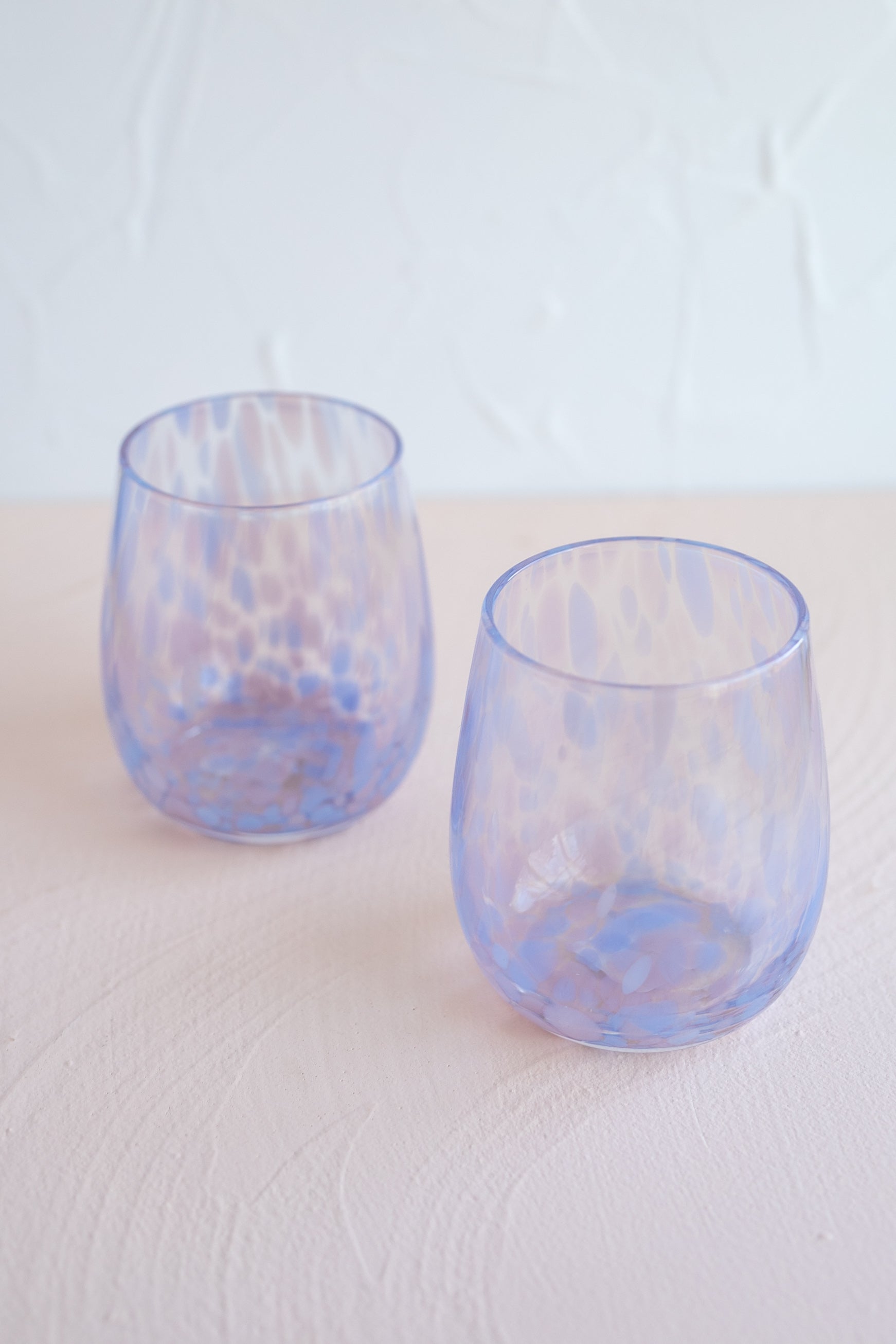 Stemless Wine Glass in Purple, 12oz - Gather Goods Co.