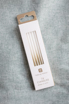 White & Gold Candles - 16 Pack - Gather Goods Co.