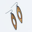 Golden Enamel Earrings - Gather Goods Co - Raleigh, NC