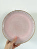 Pink Ceramic Salad Plate