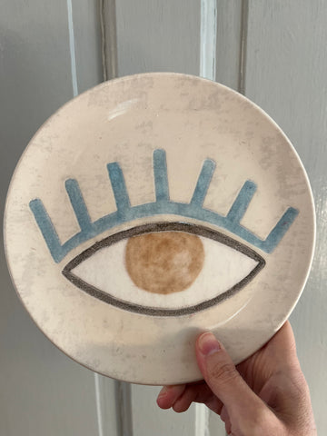 Amulet Eye Side Plate, Brown Eye