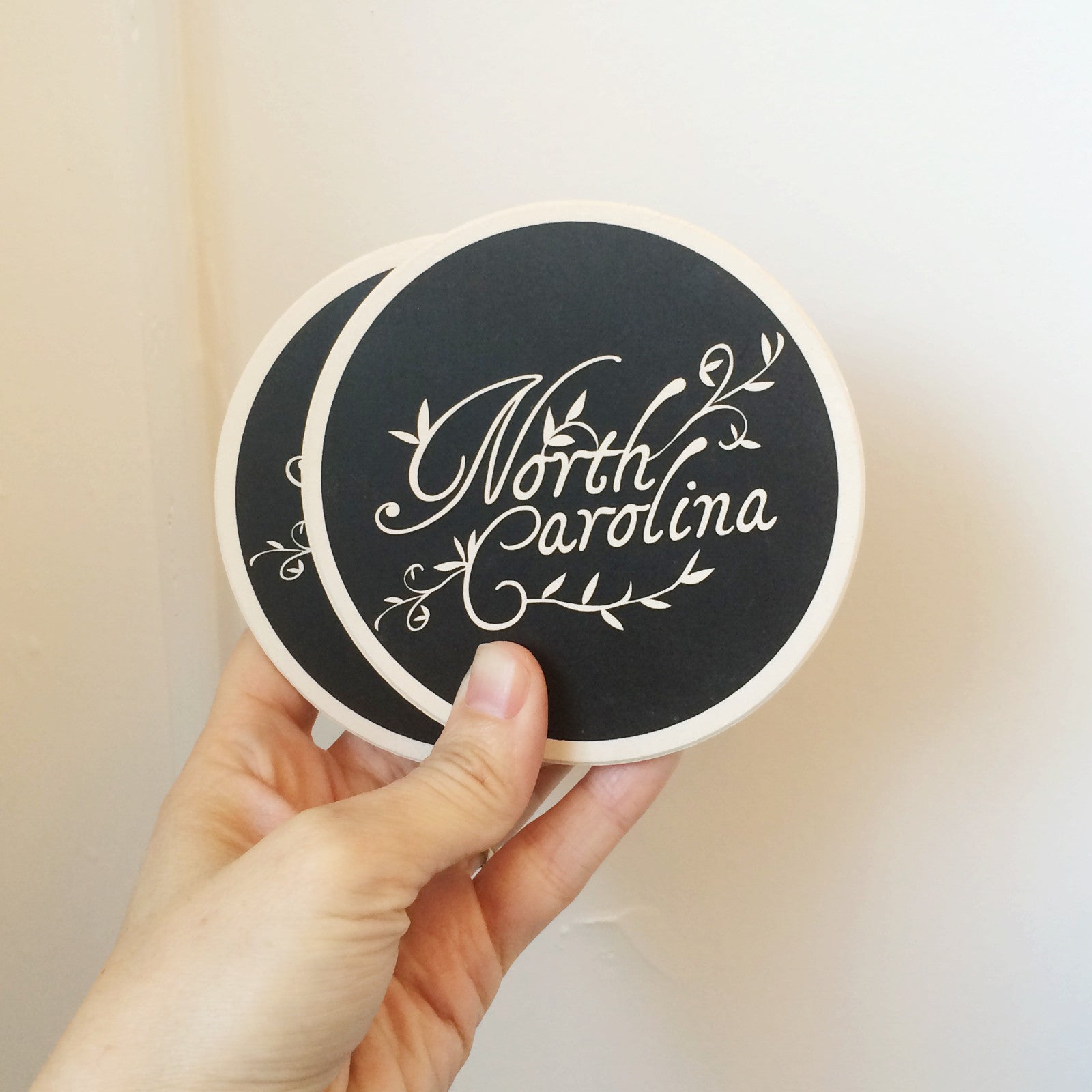 Ceramic Coasters, North Carolina - Gather Goods Co - Raleigh, NC