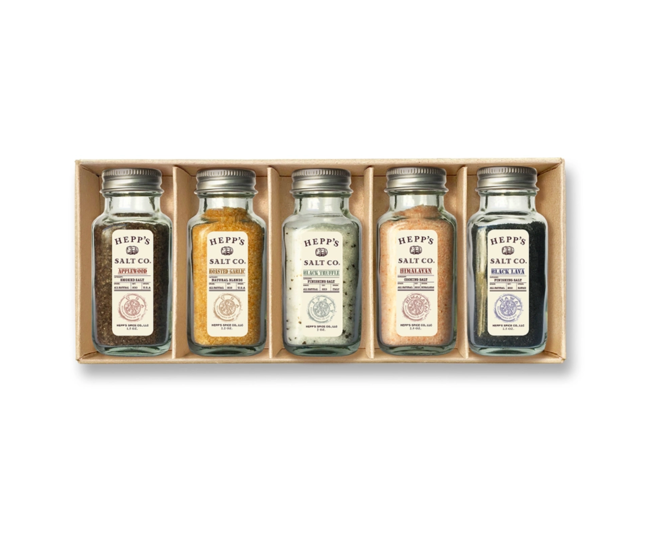 Chefs Collection Set Of 6 Salt Varieties T Pack Gather Goods Co 0613