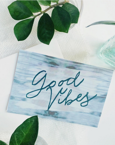 Good Vibes, Greeting Card - Gather Goods Co - Raleigh, NC