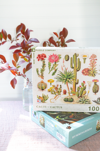Cactus, 1000 Piece Puzzle - Gather Goods Co - Raleigh, NC