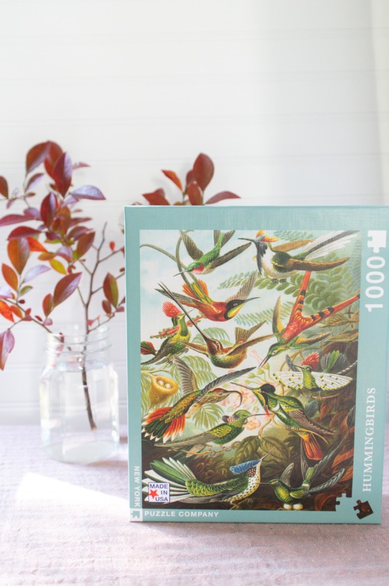 Hummingbird Puzzle, 1000 Piece Puzzle - Gather Goods Co - Raleigh, NC