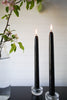 10" Black Taper Candle, Set of 2, Unscented - Gather Goods Co - Raleigh, NC