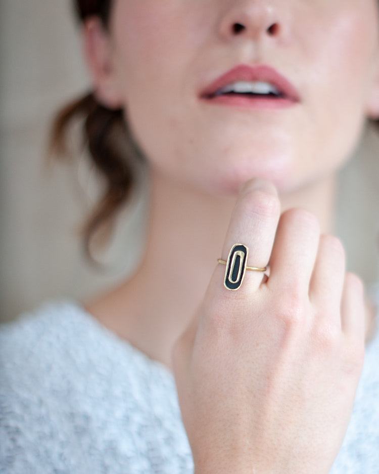 Concentric Circles Ring - Gather Goods Co - Raleigh, NC