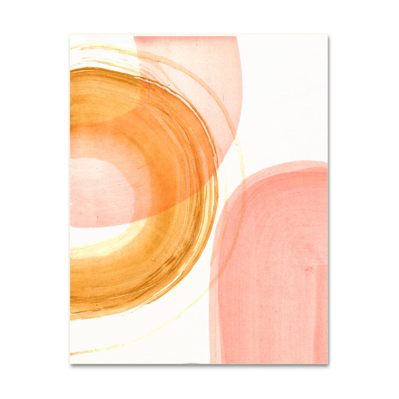 Coral Shapes Abstract Art Print - Gather Goods Co - Raleigh, NC