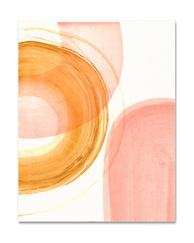 Coral Shapes Abstract Art Print - Gather Goods Co - Raleigh, NC