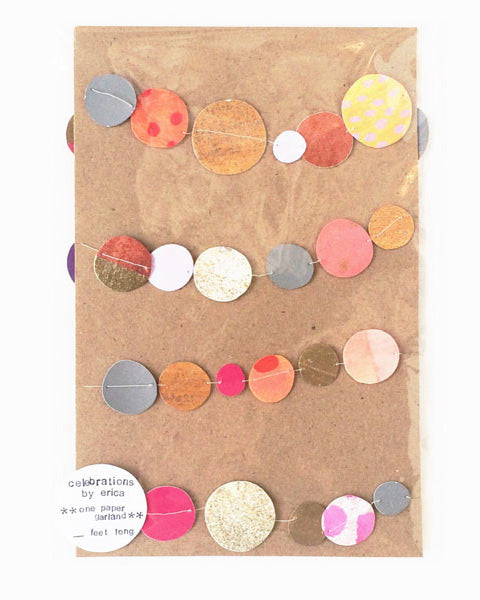 Garland, Confetti Dots, Pinks & Peaches - Gather Goods Co - Raleigh, NC