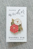 Lovely Flowers Enamel Pin - Gather Goods Co - Raleigh, NC
