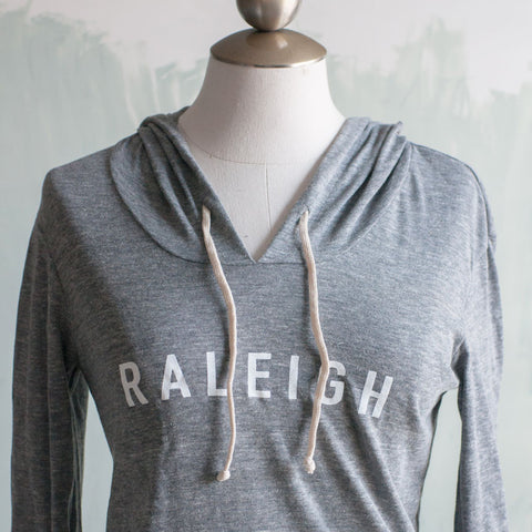 Raleigh Hooded Pullover, Lightweight - Gather Goods Co - Raleigh, NC