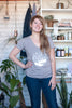 Gather Flowers & Hands TShirt - Gather Goods Co - Raleigh, NC