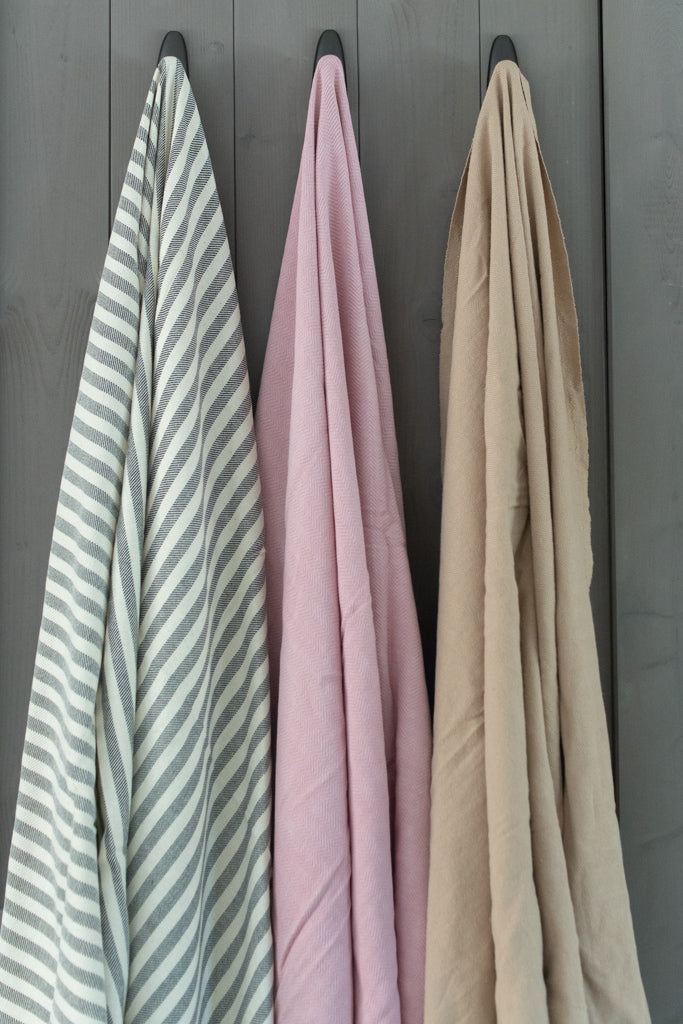 Turkish Towel, Blanket, Tablecloth in Sand - Gather Goods Co.