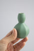 Petite Ceramic Bud Vase, Sage Green