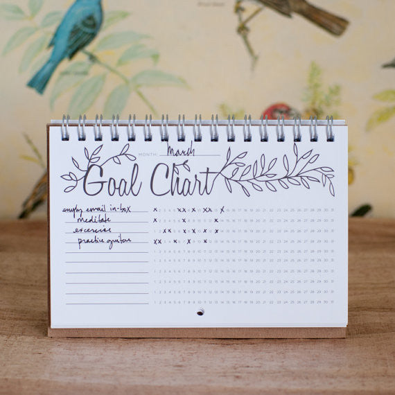 Goal Tracker Journal - Gather Goods Co - Raleigh, NC