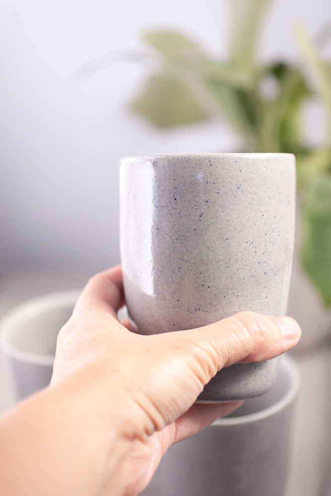 Gray Ceramic Tumbler - Gather Goods Co - Raleigh, NC
