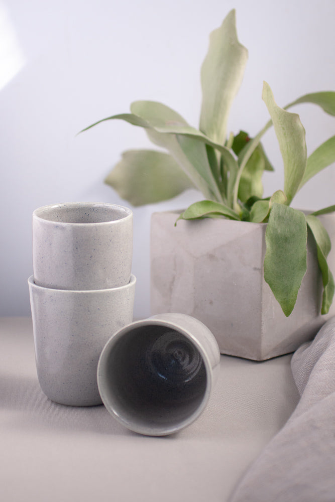 Gray Ceramic Tumbler - Gather Goods Co - Raleigh, NC