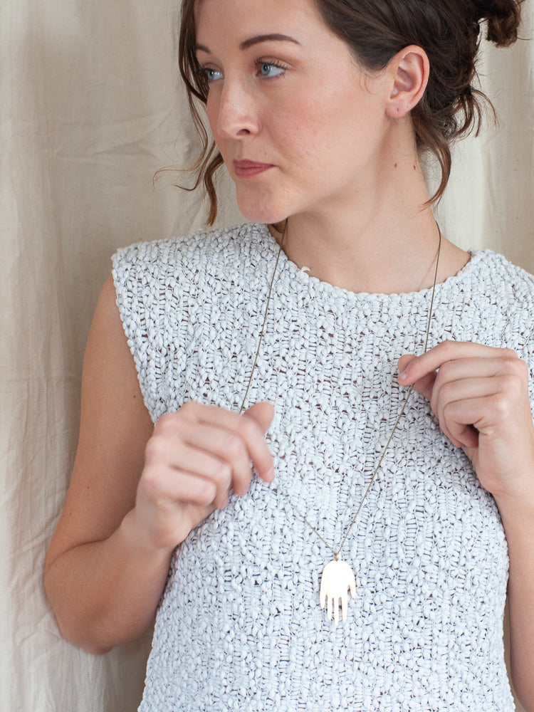 Hand Necklace - Gather Goods Co - Raleigh, NC