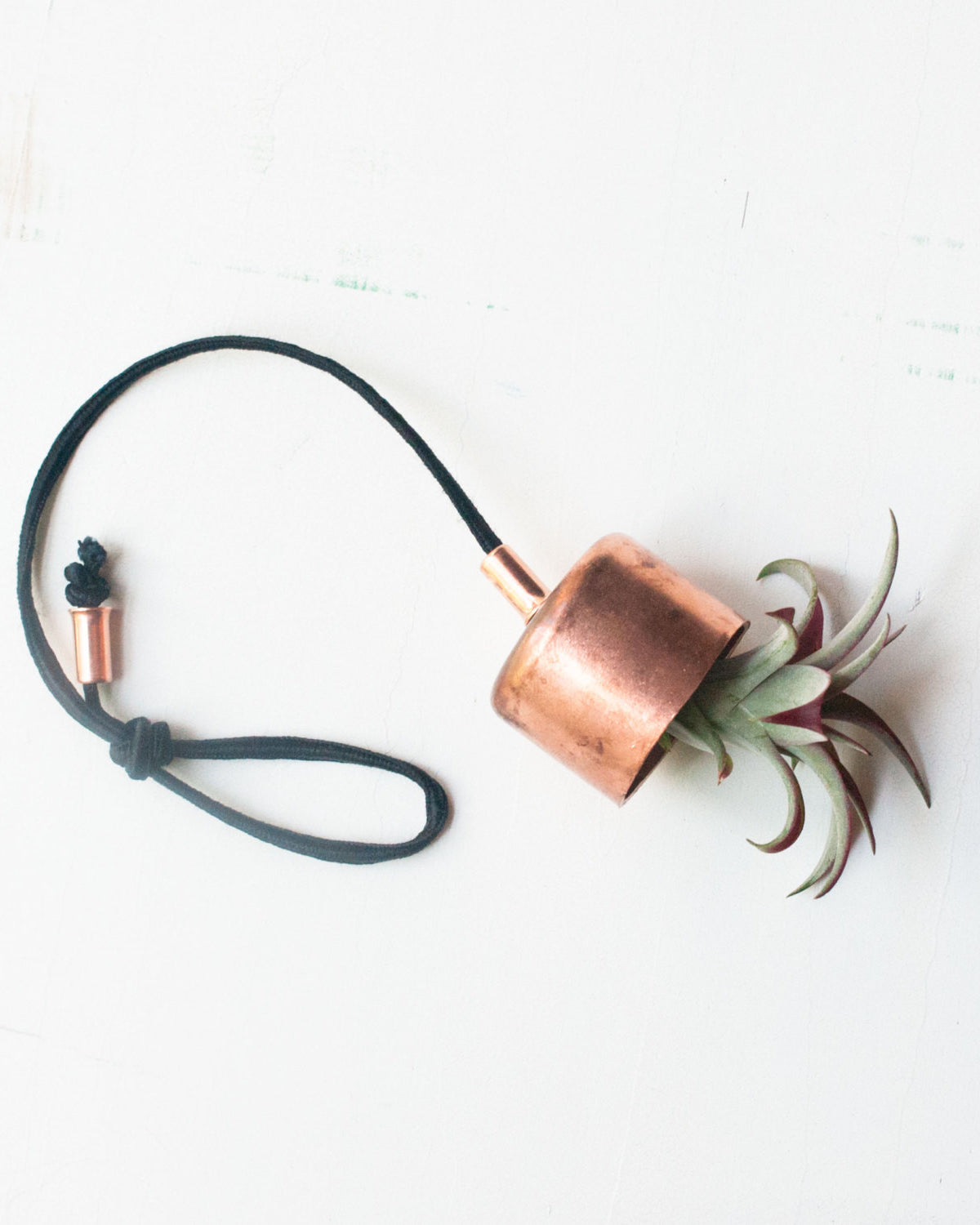 Hanging Planter Copper Chime with Airplant - Gather Goods Co - Raleigh, NC