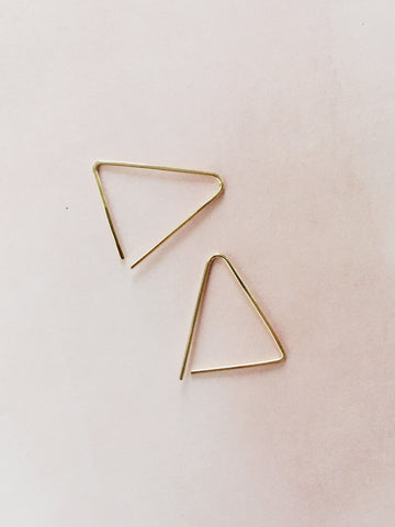 Triangle Earrings - Gather Goods Co - Raleigh, NC