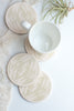 Ceramic Coasters, Pale Sage Feathers - Gather Goods Co - Raleigh, NC