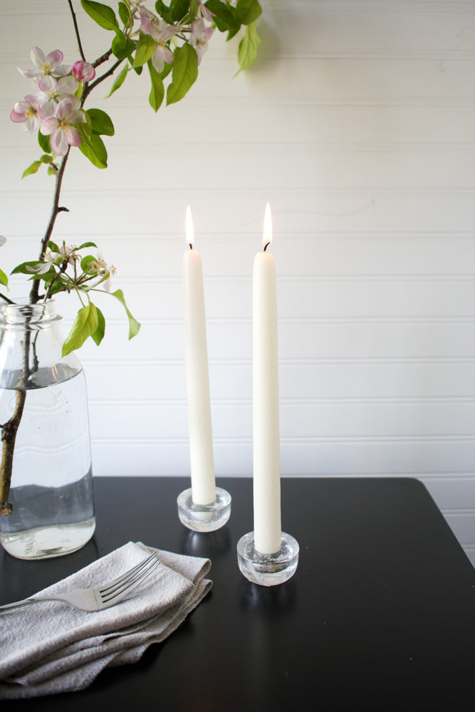 Cream Candle, Set of 2, Unscented - Gather Goods Co - Raleigh, NC